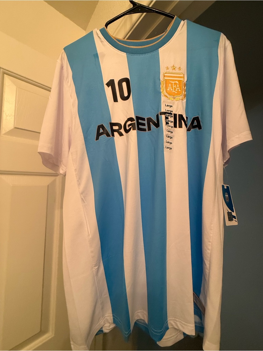 Men’s Messi Size Large Jersey!! NWT